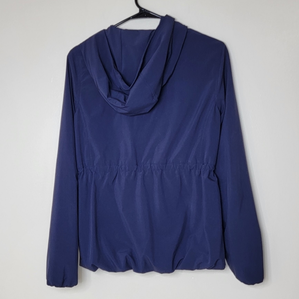 Lululemon Belle Jacket Navy Blue Full Zip Hoodie Size 4 Fall Jacket Windbreaker - Picture 5 of 10
